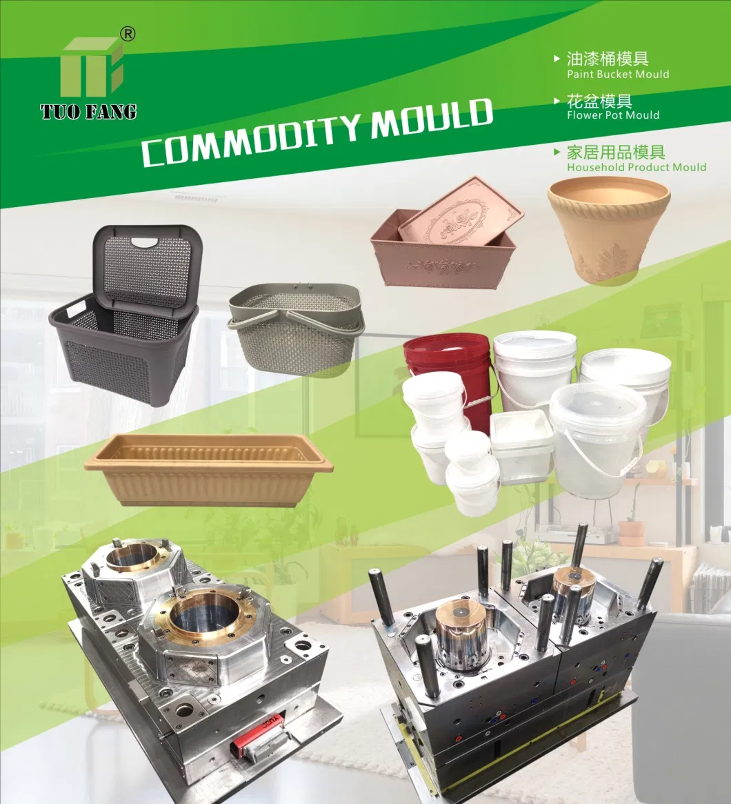 Custom Injection Molding Factory Fruit Basket Commodity Storage Product Plastic Crate Box Mould