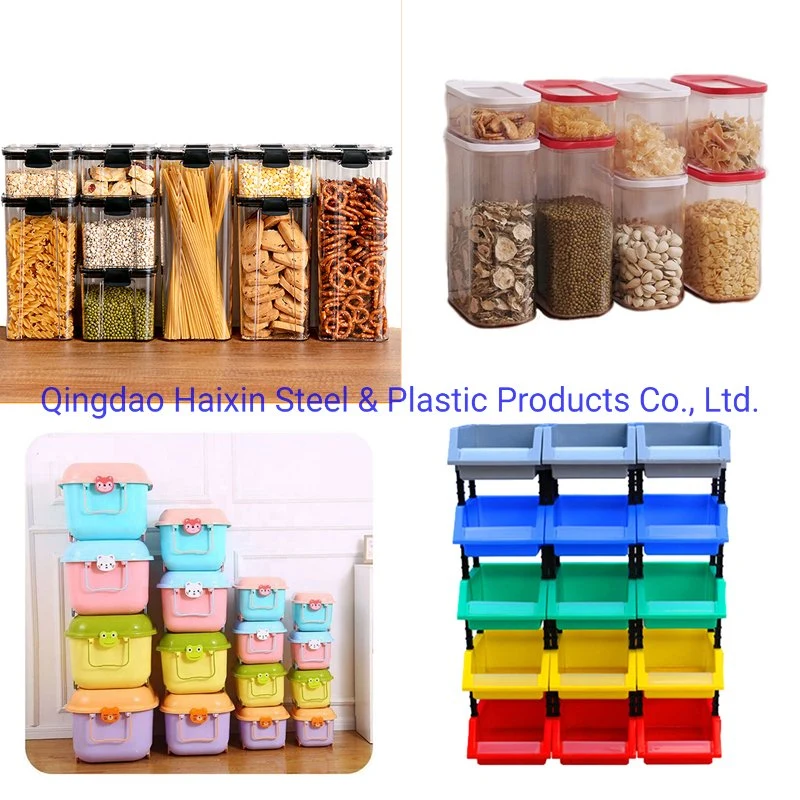 Plastic Storage Bins Box Container Buckle Plastic Mold