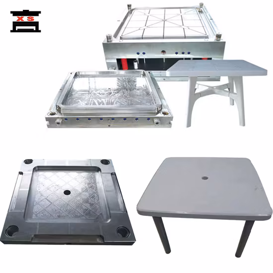Kids Plastic Learning Table Injection Mould Children Desk Mould Furniture Mold Supplier