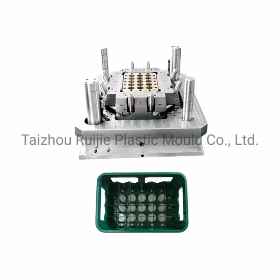 HDPE Plastic Pallet Box Custom Plastic Beer Bottles Crates Mold