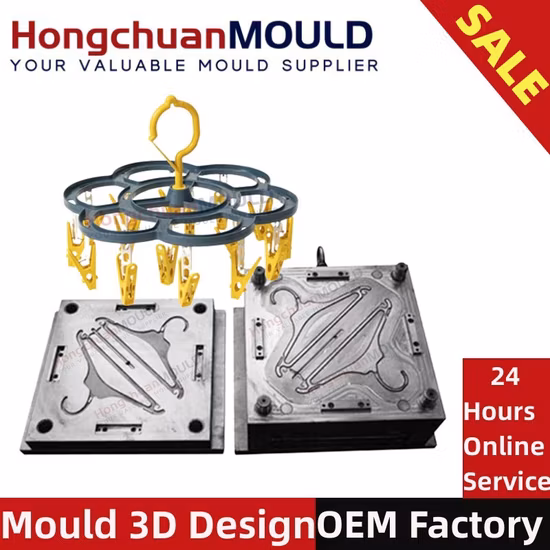 Plastic Injection Molding Mould for commodity Household Clothes Hangers Mold