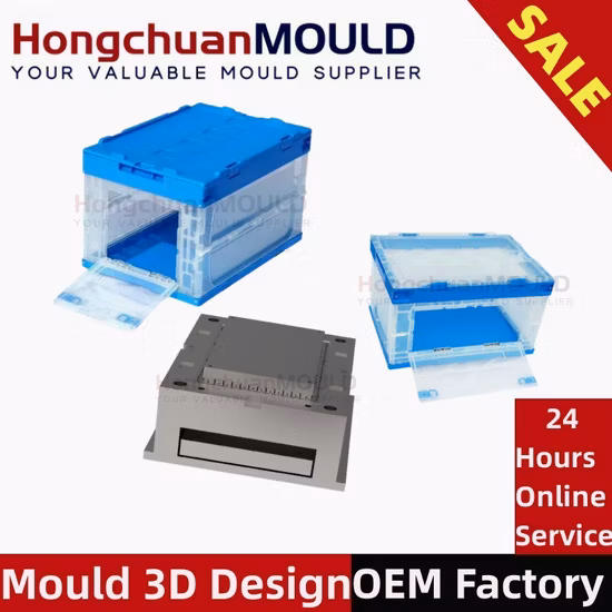 Customized Injection Tooling Mould for Stockable Plastic Crate Turnover Container Box